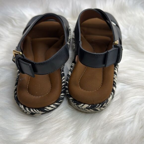 Marni Espadrille Criss Cross Leather Sandals 38 - Picture 4 of 6